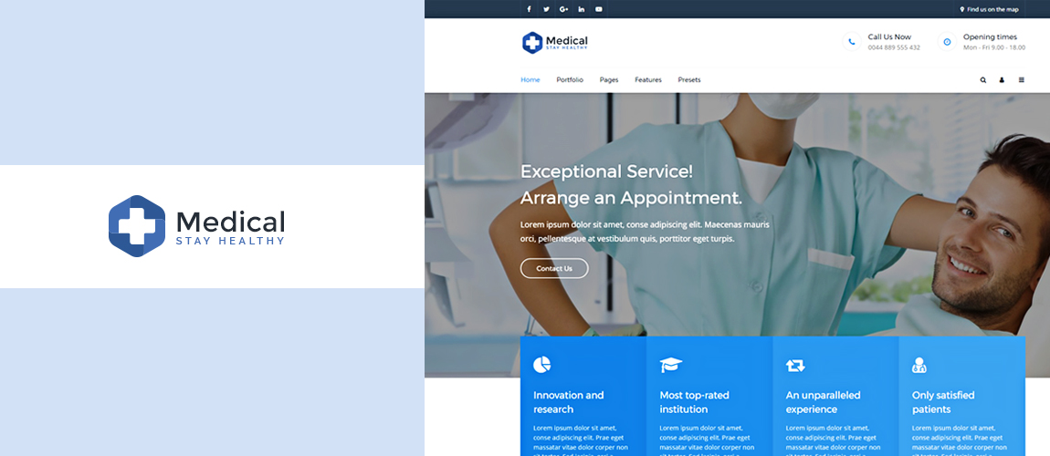 Medical - Medical Gantry 5 Joomla Template