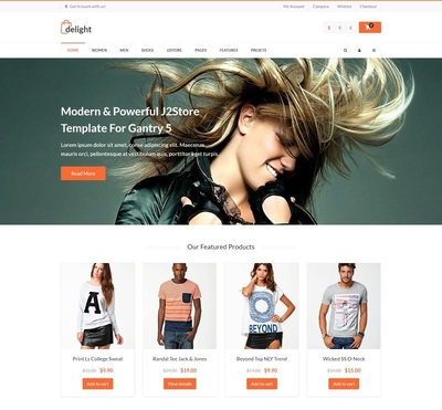 Delight - Gantry 5 Joomla Template