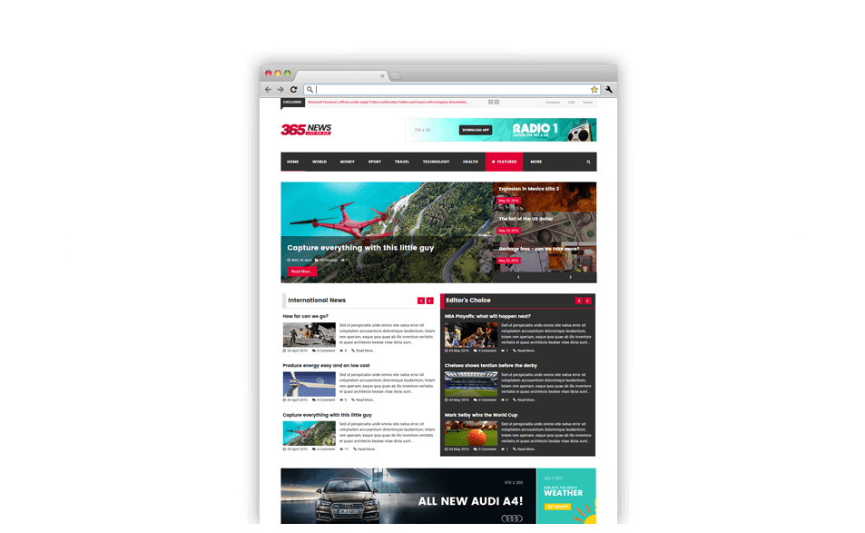 365News - Gantry 5 Joomla Template