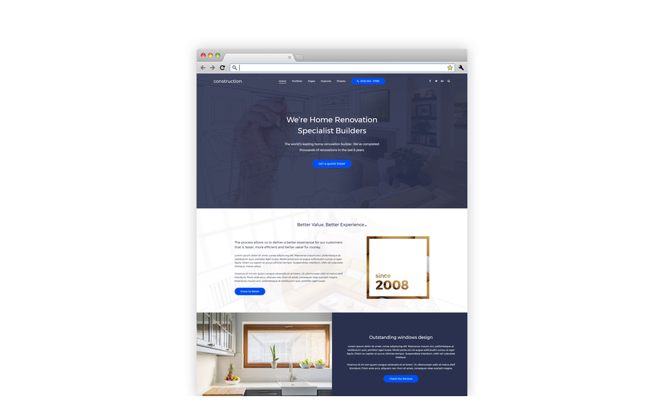 Construction - Joomla Template