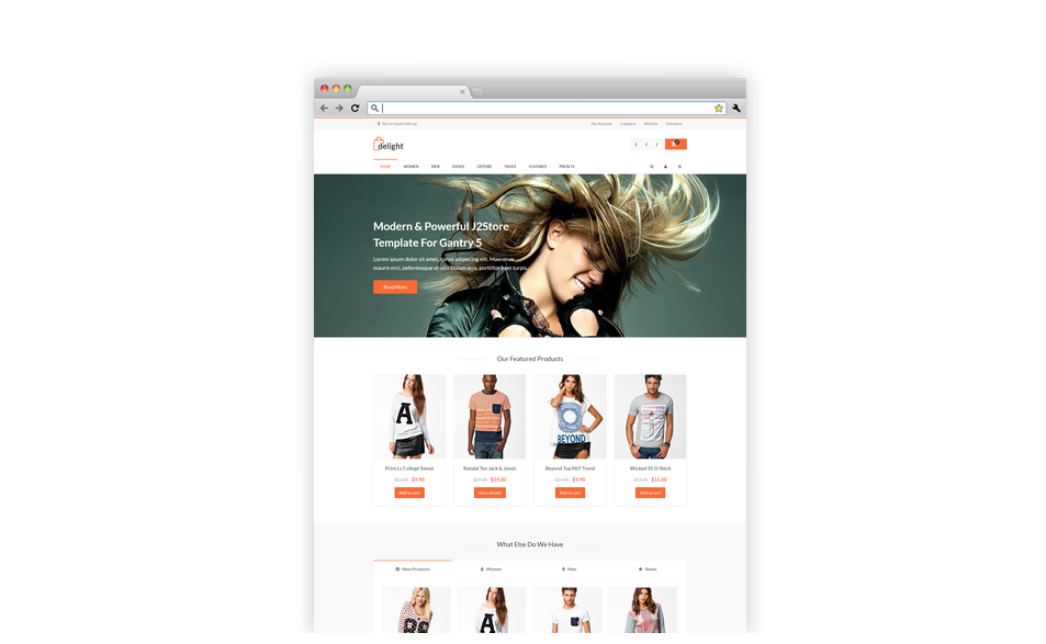 Delight - Joomla Template