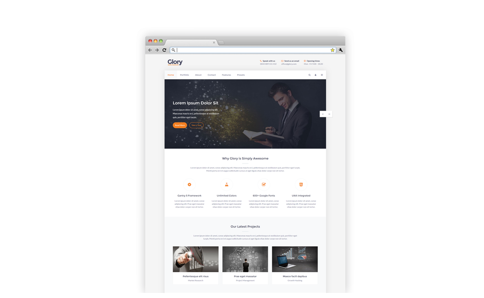 Glory - Joomla Template