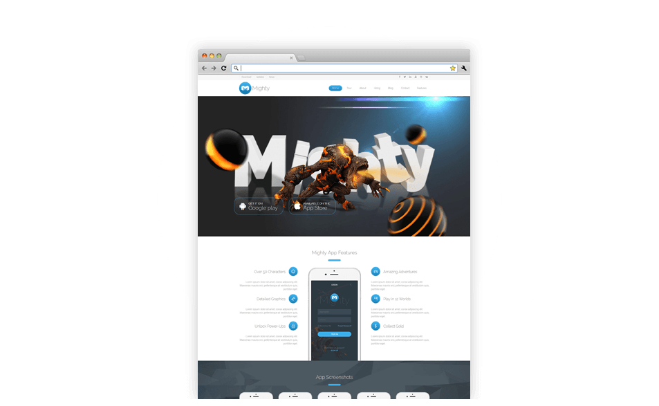 Mighty - Joomla Template