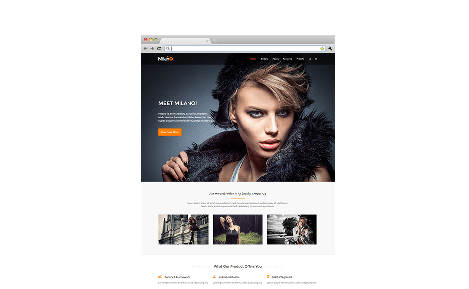 Milano - Joomla Template