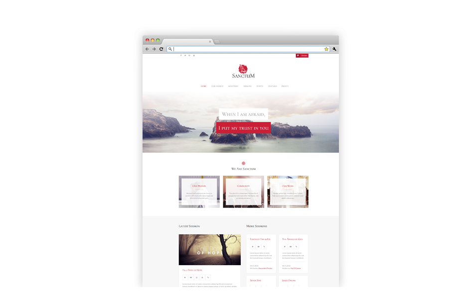 Sanctum - Joomla Template