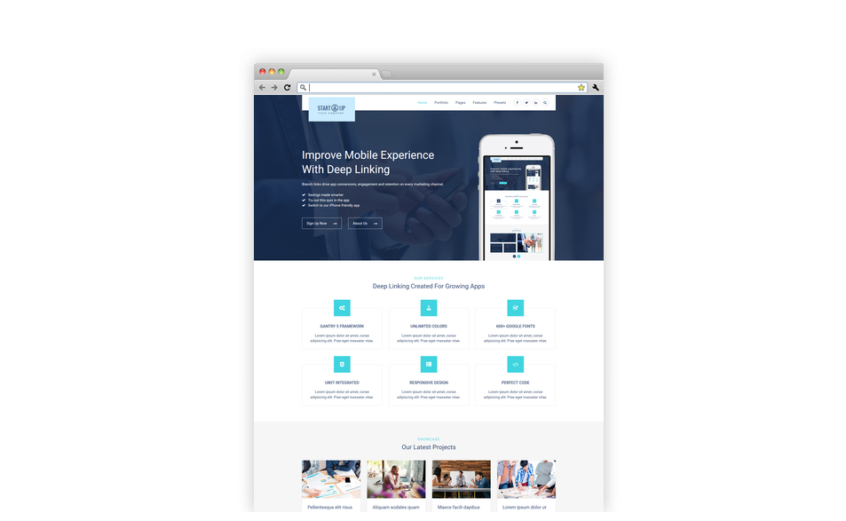 Startup - Joomla Template