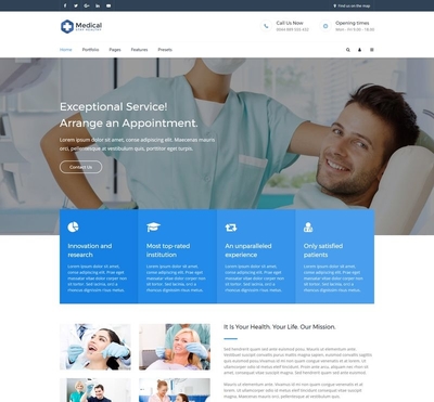 Medical - Gantry 5 Joomla Template