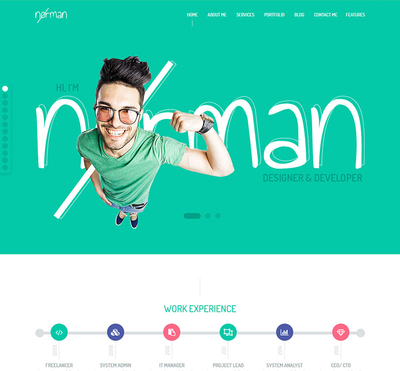 Norman - Gantry 5 Joomla Template