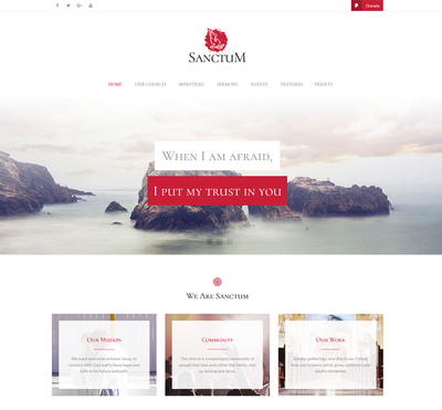 Sanctum - Gantry 5 Joomla Template